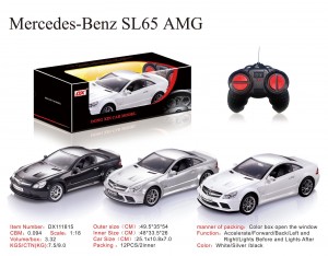 1:18 SCALE SL65 AMG (BENZ LICENSE REMOTE CONTROL CAR)